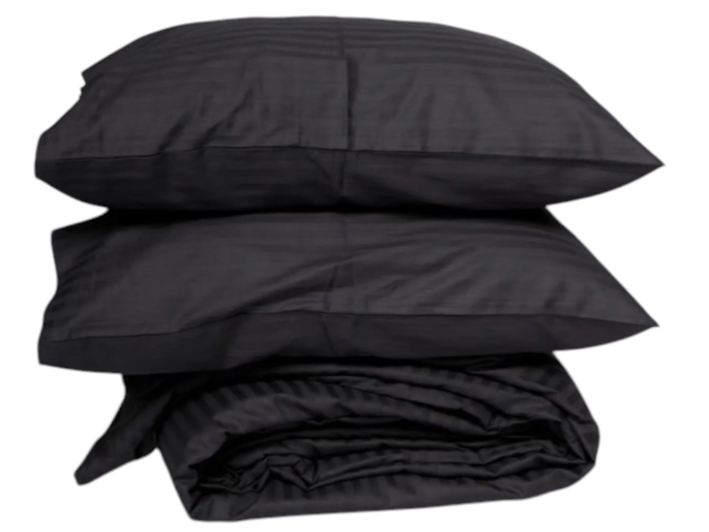 Комплект постільної білизни Moon&Star 143х210 см +нав. 2 шт. 70х70 см Satin Stripe Dark Serenity (MS-890000812)